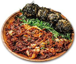 오돌뼈&주먹밥 이미지